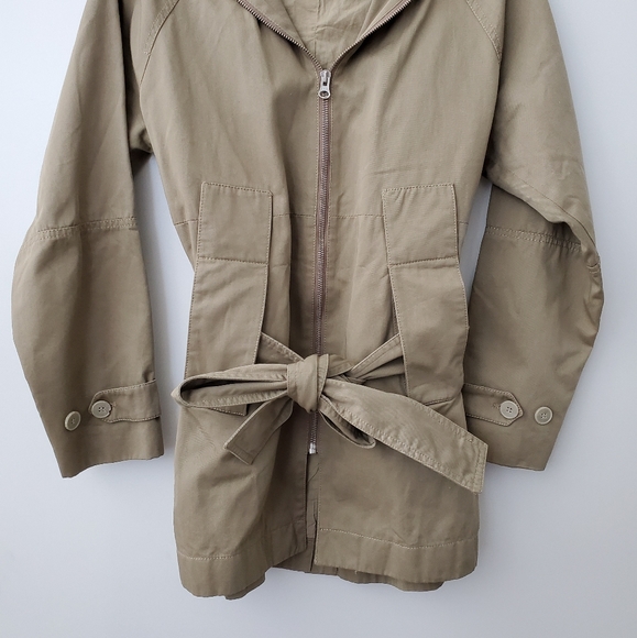 Acne Jeans Cotton Tie-Front Jacket in Size 36 - Picture 4 of 10